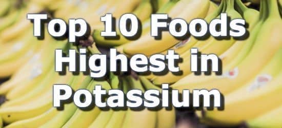 Top 10 Highest Potassium