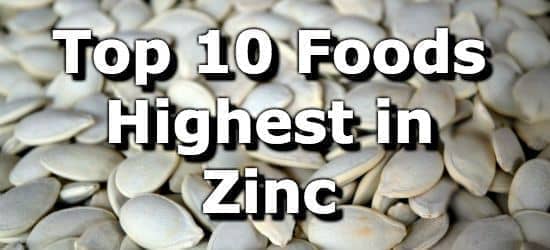 zinc mineral food