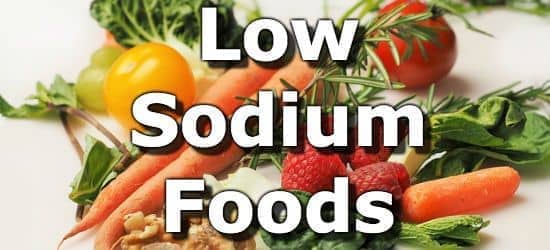 Low Sodium Foods For People With High Blood Pressure Hypertension 